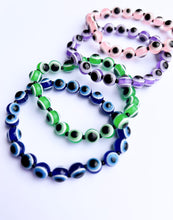 Load image into Gallery viewer, Round Evil Eye Bracelet