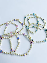 Load image into Gallery viewer, PEARLESCENT EVIL EYE Bracelet