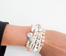 Load image into Gallery viewer, Shell and Starfish Charm Bracelet