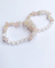 Load image into Gallery viewer, Moonstone and Rose Quartz Bracelet