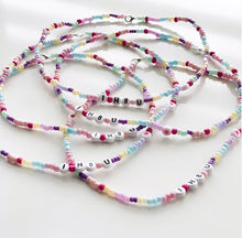 Load image into Gallery viewer, Glass Seed Bead Necklace