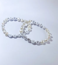 Load image into Gallery viewer, Mother Of Pearl 'Silver Detail' Bracelet