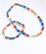 Load image into Gallery viewer, 'MIDNIGHT SPARKLE' Crystal Glass Bead Set