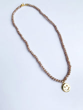 Load image into Gallery viewer, HAPPY Beaded Gem Necklace