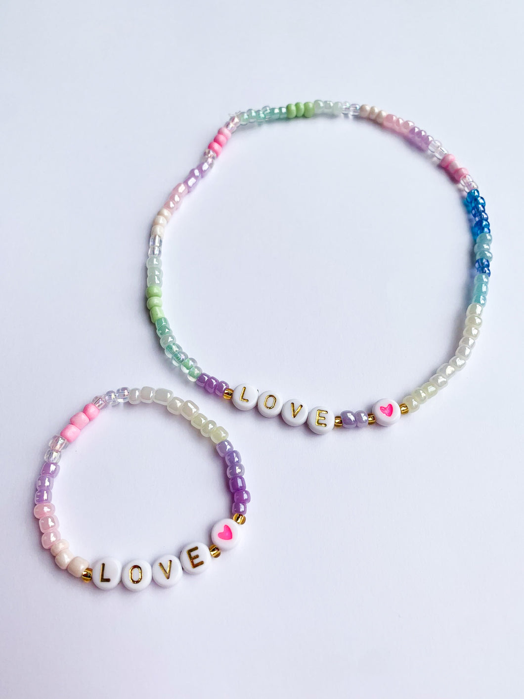 'Hey Sweetie' Child’s Necklace and Bracelet Set