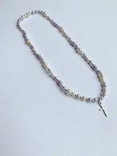 Load image into Gallery viewer, Pearl Necklace Set - Cross Detail
