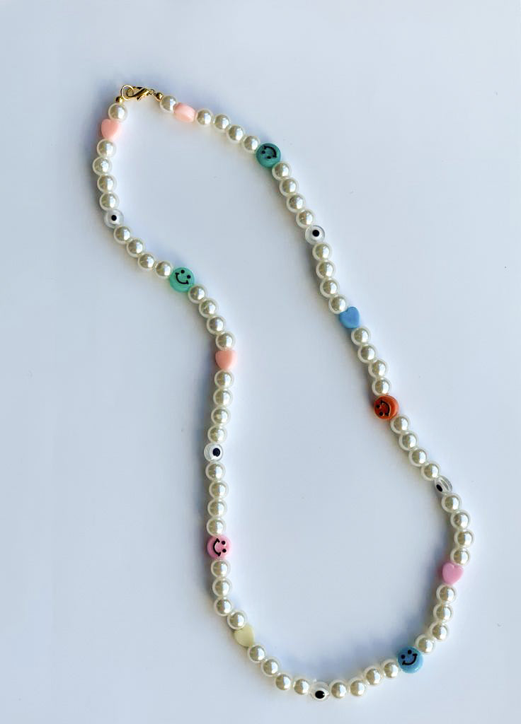 'ALL GOOD' Custom Pearl Men’s Necklace