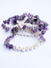 Load image into Gallery viewer, STRENGTH Purple Amethyst Bracelet
