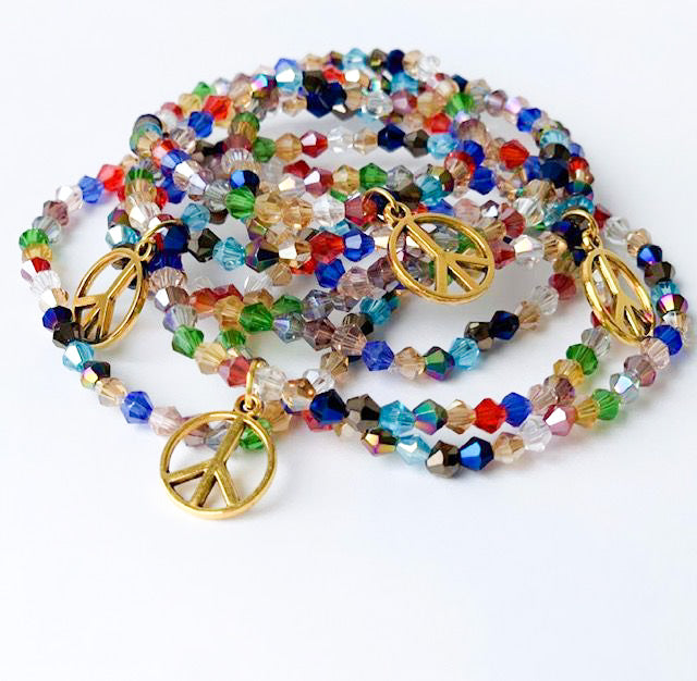 Multicolour Gem Stone Bracelet